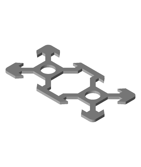 20x40 V-Slot shims 3d model