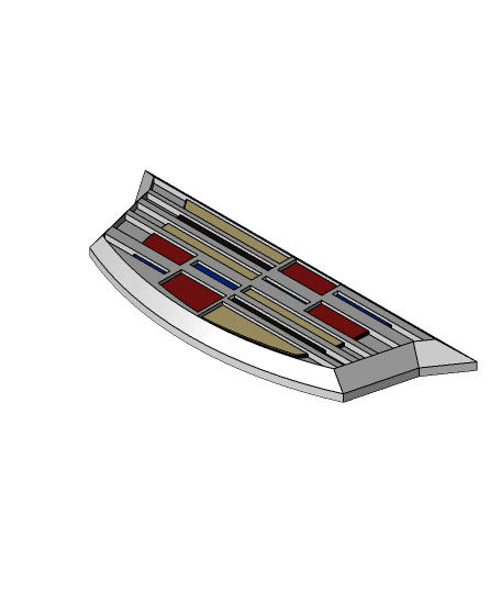 Cadillac logo 3d model