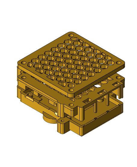 RASPBERRY PI 3B AND 3B+ ENCLOSURE 3d model