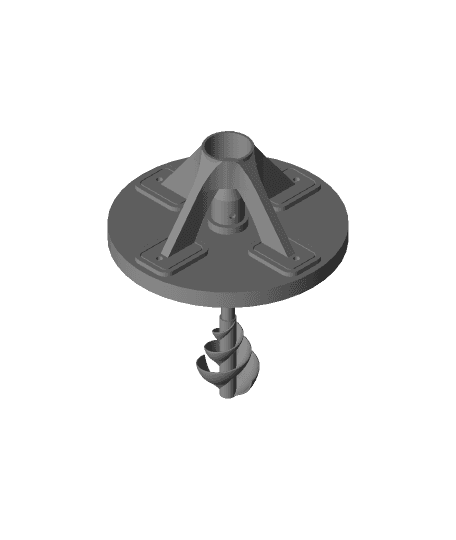 LILY IMPELLER PAINT MIXER (LETS PRINT YOUTUBE CHANNEL) 3d model