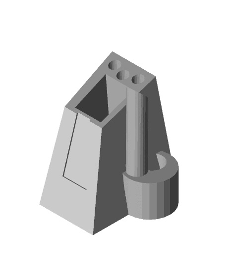 Menacing Pencil Holder 3d model