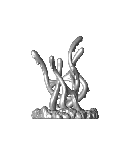 Slime Pool - 6 Models - Enviromental Miniatures - PRESUPPORTED - 32mm Scale 3d model