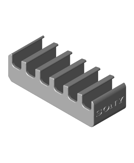 Sony Battery Holder x6 (NP-FW50) 3d model