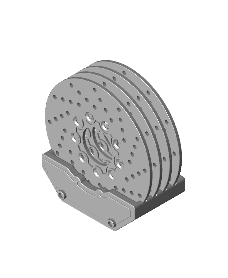 Disc Brake Coaster (4 Disc Set) 3d model