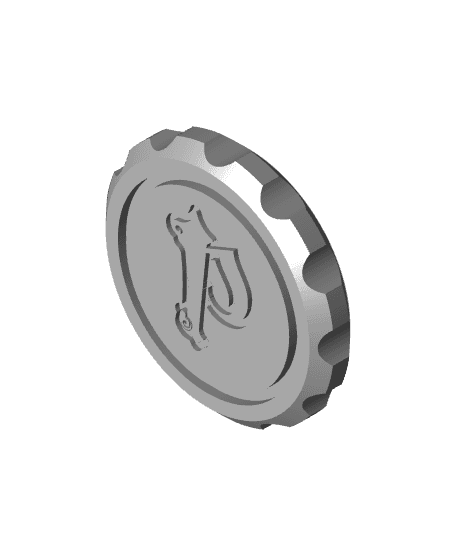 Pathfinder Hero Point Token 3d model