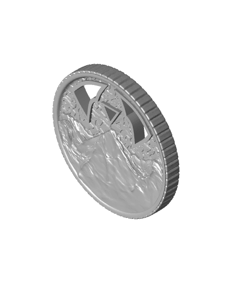 Mountaineer's Coin 3d model