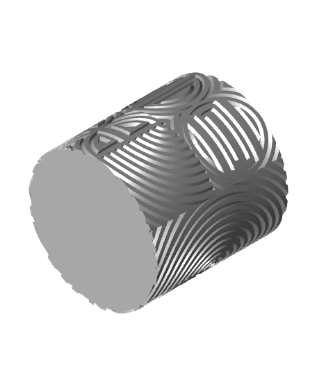 Bauhaus-Inspired Vase 3d model