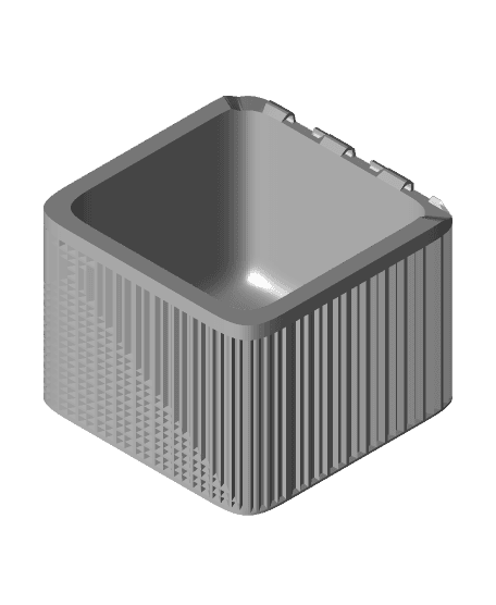 Decorative box hinged 3d model