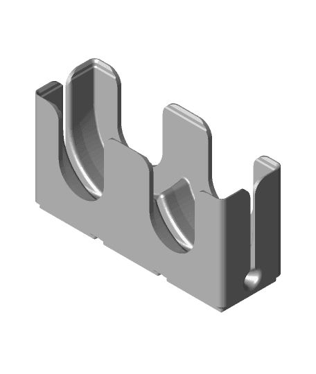 Gridfinity Double Spool Craddle 3d model