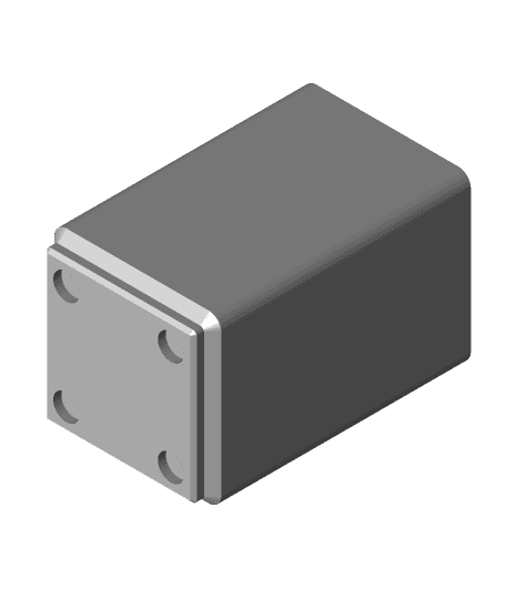 Gridfinity 1x1 gopro bolt holder.STL 3d model