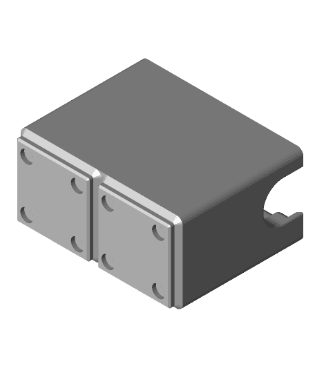 Gridfinity 2x1 gopro 8 holder.STL 3d model