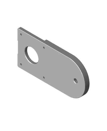 Vertical Edge Banding Baseplate for Bauer 20v Trim Router 3d model