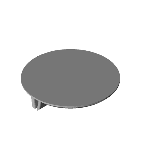 Compliant Paper Miniature Base 3d model