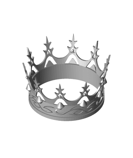 Girly Birthday Crown 3d model