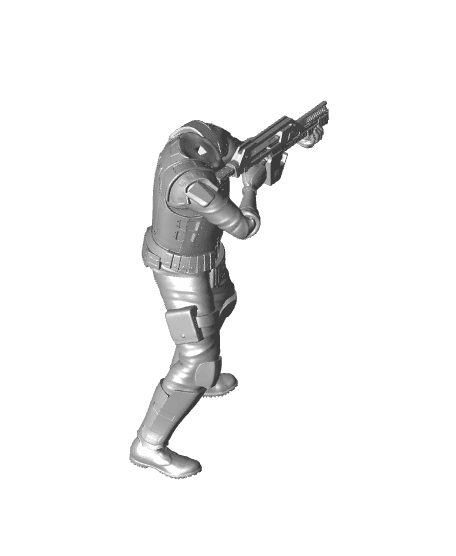 Colonial Marine - Pose 1 - Aliens 3d model