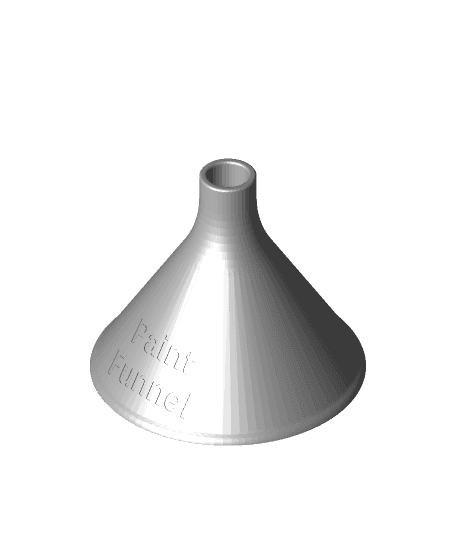 Paint Thinner Funnel 3d model