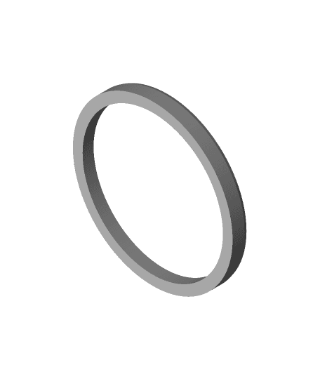 Can Ring Shower Protector 3d model