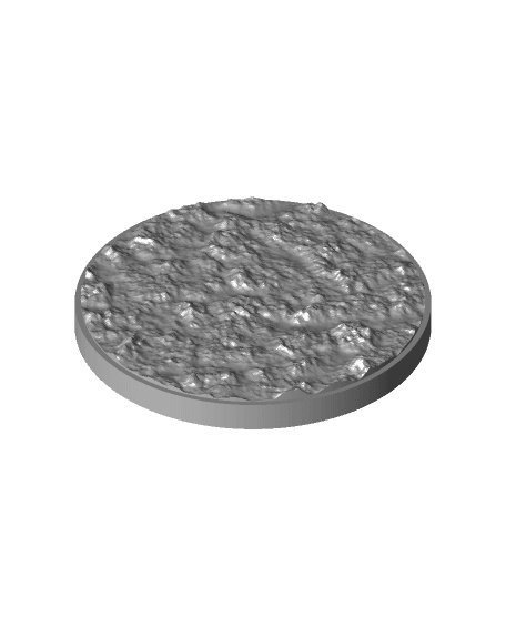 Bases for Wargames - Forest Moss 3d model