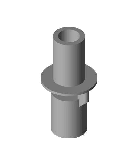 PTFE passthrough for foamboard printer enclosure 3d model