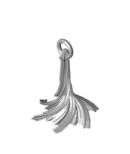 Spiral Christmas Ornament 3d model