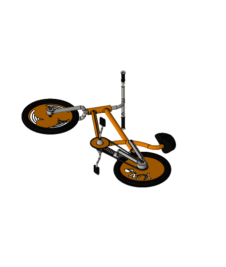 BIKE BMX .SLDPRT 3d model