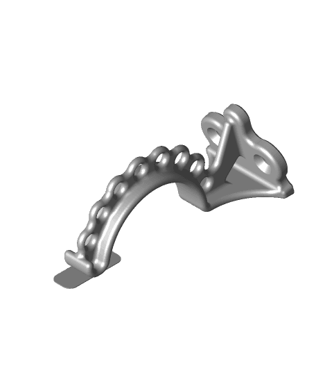 Steampunk Lightsaber Bracket 3d model