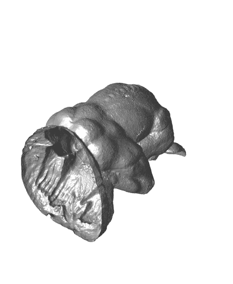 Gargoyle sculpture 3d model