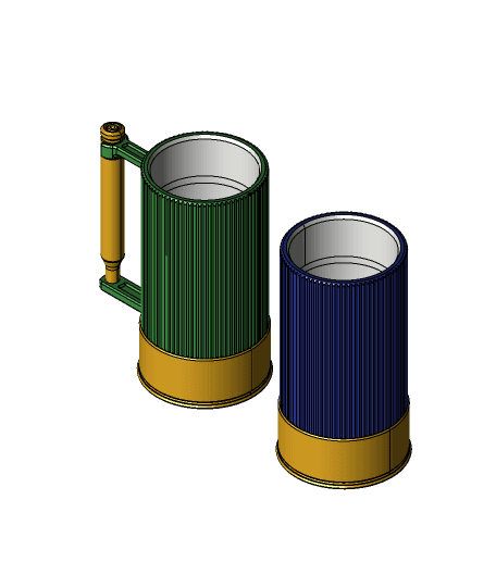 16oz Shot Shell Can Cup - Big Boom! 3d model