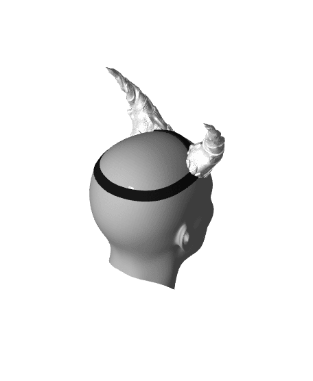 FANTASY CANIA LANCES HORNS SET BALDURS GATE 3 3d model