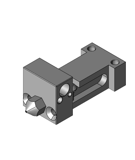 Mellow NF-Zone hotend model 3d model