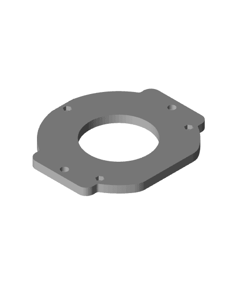 Bass Shaker Aluminium Profile Mount for SimRig (Sinuslive BassPump) 3d model