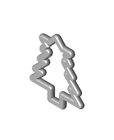 Christmas Tree Twisty Fidget 3d model