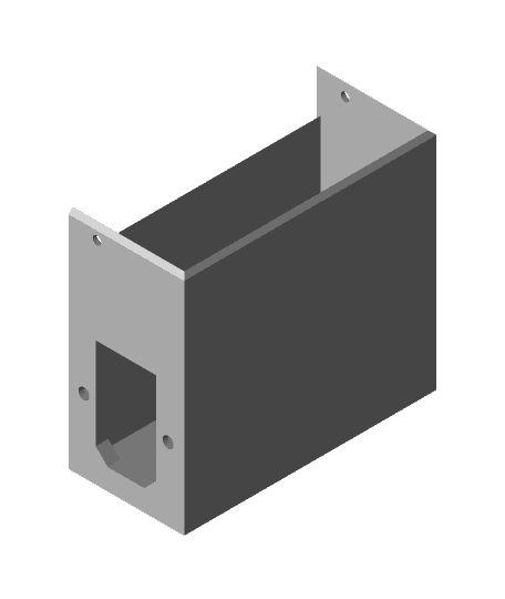 Power supply endcap for 3D printers 3d model