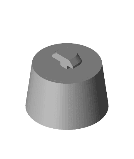 Vibration Damping Feet 3d model