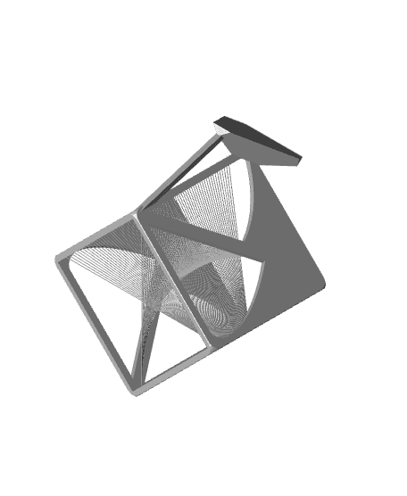 String Cube Art - Desk size (small) 3d model