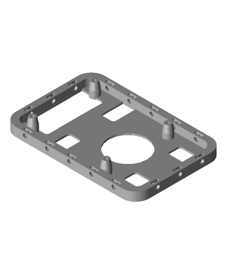 Modular Test Bed - M3 or Screwless 3d model