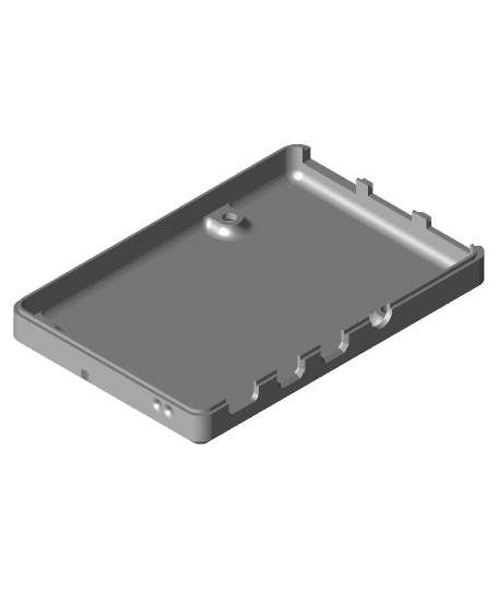 Quiet Raspberry Pi 4B case with active cooling 3d model