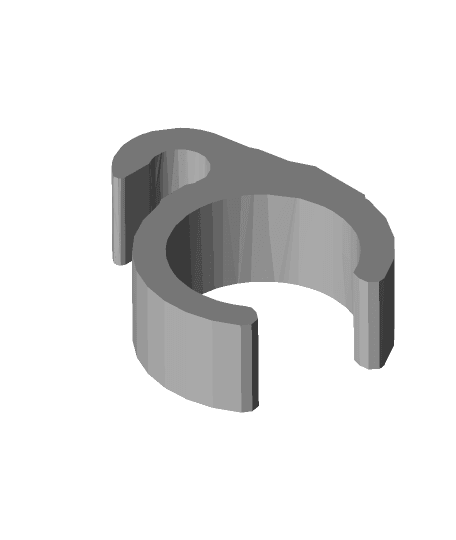 Bowden Tube Cable Clip 3d model