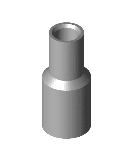 PTFE Tube Cap with Filament Holder 3d model