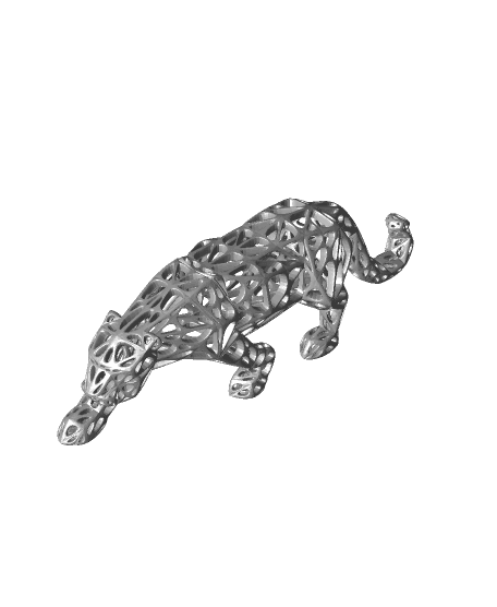 panther organic holes 3d model