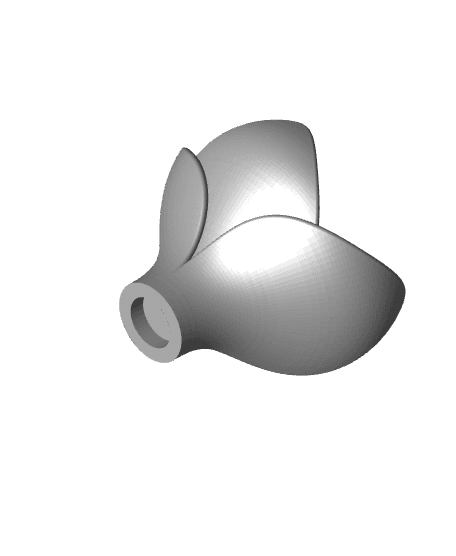 Bloom, cotton pads/tips dispenser. 3d model