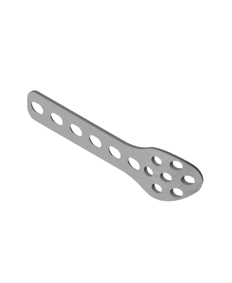 round head plate.stl 3d model