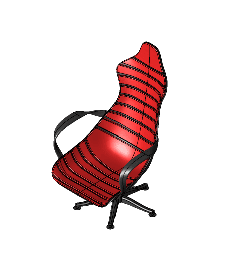 Gaming chair 3d model