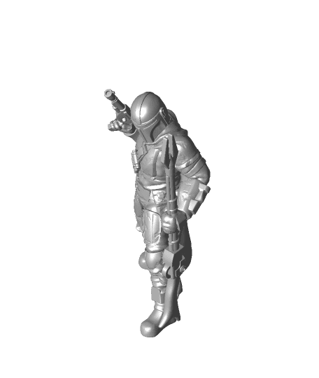 The Mandalorian Support Free Remix Pose 3/5 3d model