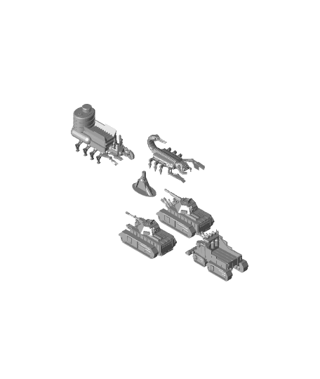 FHW: Beacon of Doom (Danger on Planet Kelmut) set 3d model