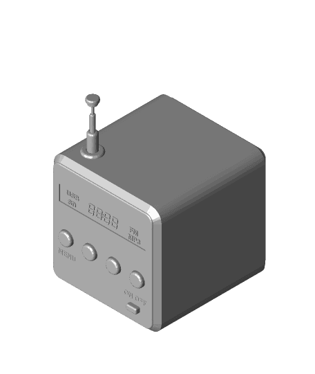 Mini Portable Media Player.stl 3d model