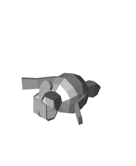 Wynaut Low Poly 3d model