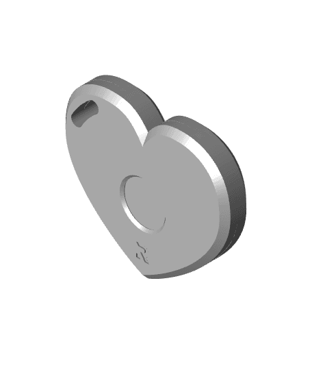 MyTagHeart - AirTag Holder *by RNDM3D* 3d model