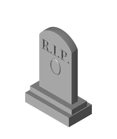 Tombstone RIP 3d model