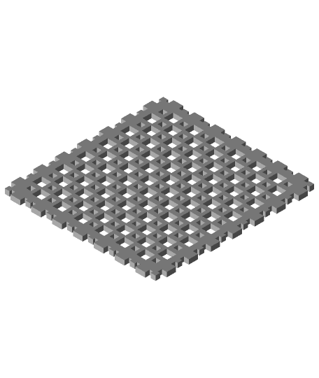 Squares 3d model